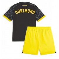 Maglie da calcio Borussia Dortmund Seconda Maglia Bambino 2023-24 Manica Corta (+ Pantaloni corti)
